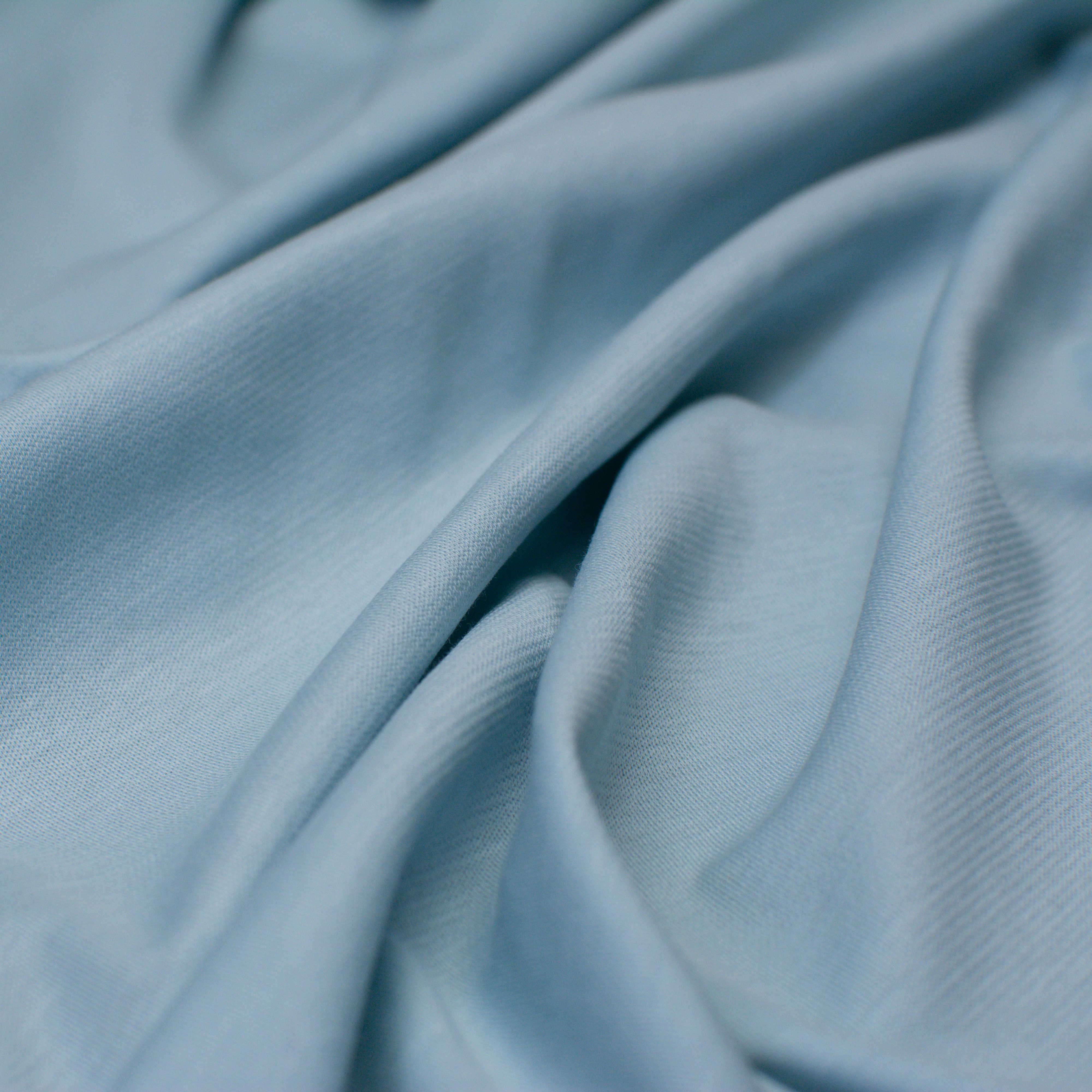 Baumwolle - Jersey leicht - taubenblau