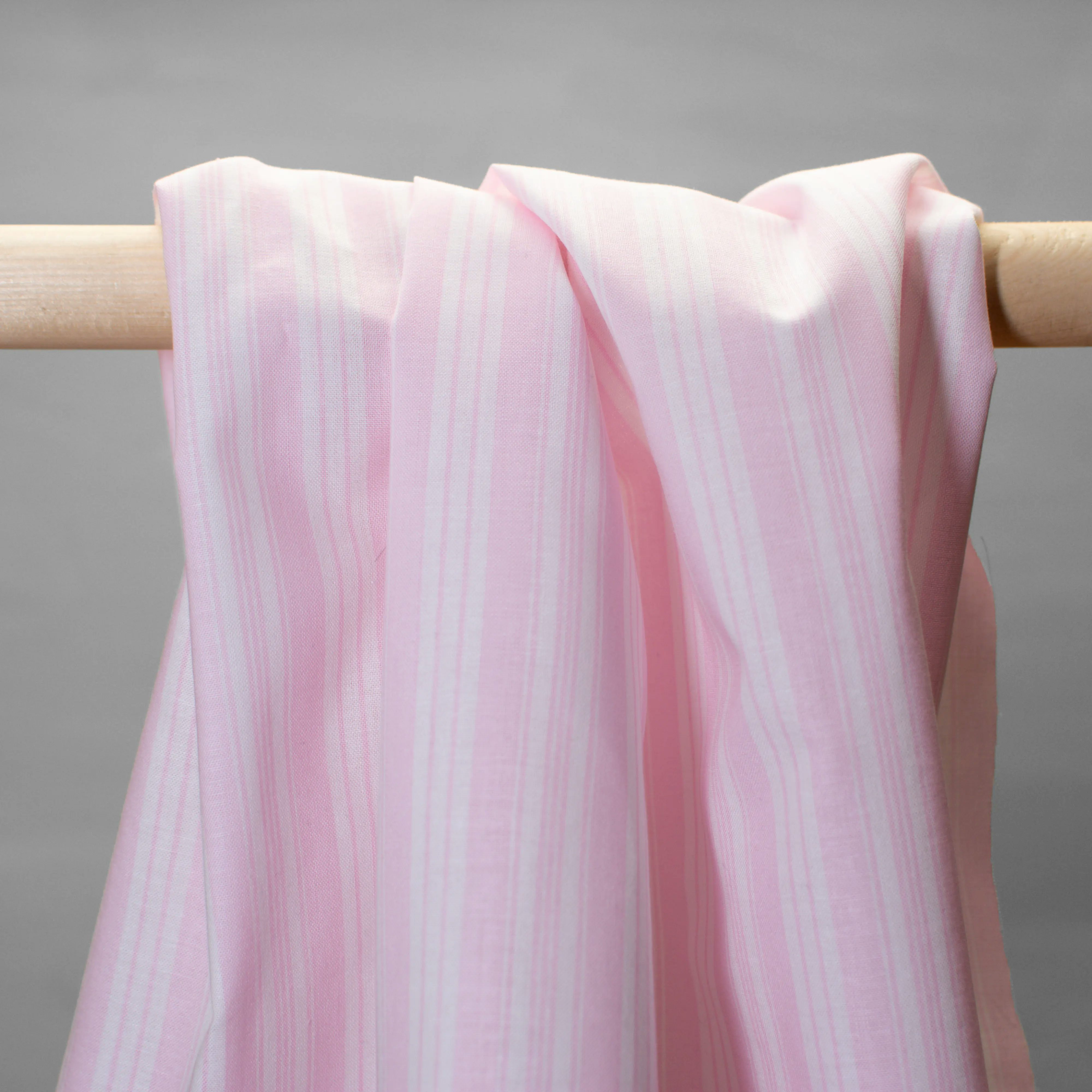 Baumwolle - Batist - Streifen rosa